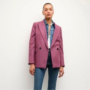 Veronica Beard Sevyn Dickey Jacket in Rich Mauve